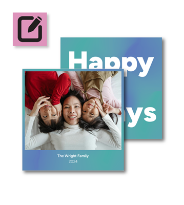 Postcard - Square Mist - 5" x 5"