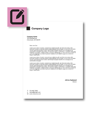 Letterhead - Basic - 8.5" x 11"