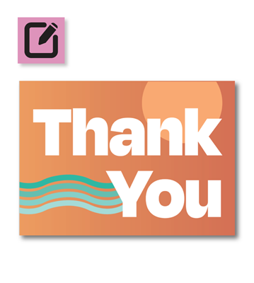 Greeting Card - Summer Sun - 7" x 5"