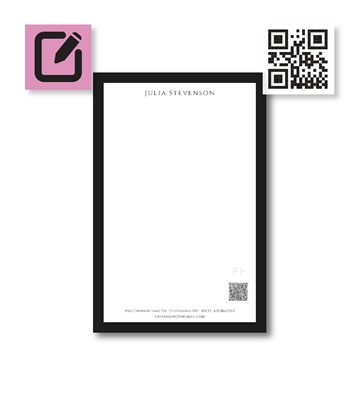 Stationery - Border - 6" x 9"