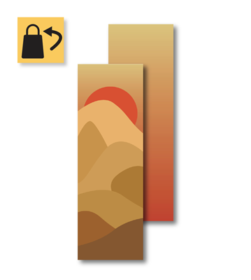 Bookmark - Sunset - 2" x 6"