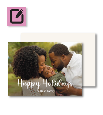 Postcard - Delicate Script - 7" x 5"