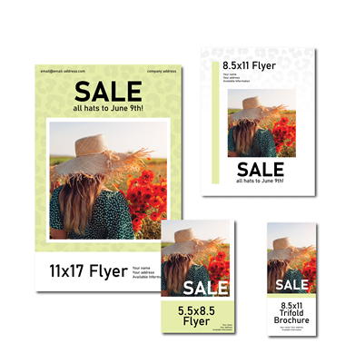 Flyers & Brochures - Custom (Upload Your File)
