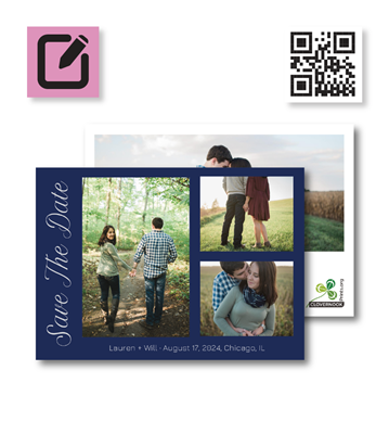 Postcard - Save the Date - 7" x 5"