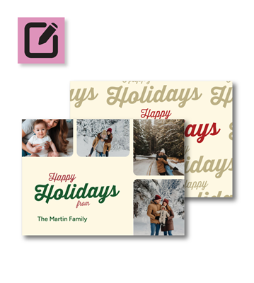 Postcard - Season's Greetings - 7" x 5"